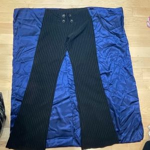 Seduction pin striped flare pants